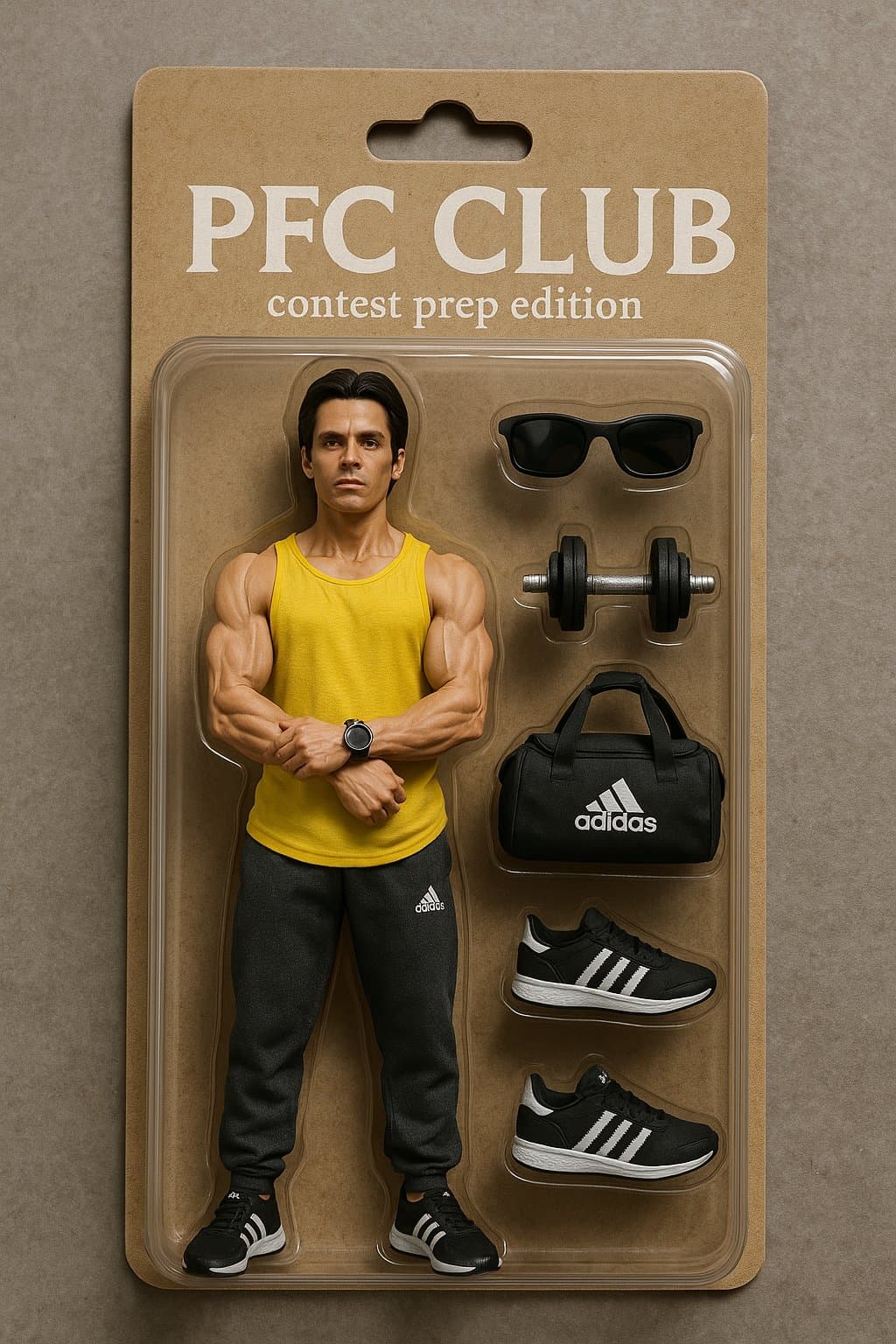 AI-generated action figure